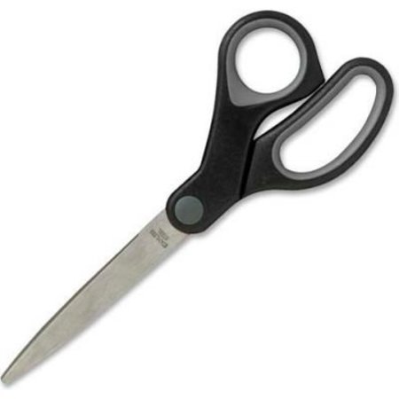 SPARCO PRODUCTS Sparco„¢ Stainless Steel Trimmers, 8"L Straight, Rubber Handles, Black 25226